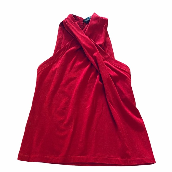Yigal Azrouel Tops - YIGAL AZROUEL**Red Wool Blend Top**Small $589